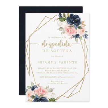 Floral Gold Geometric Spanish
