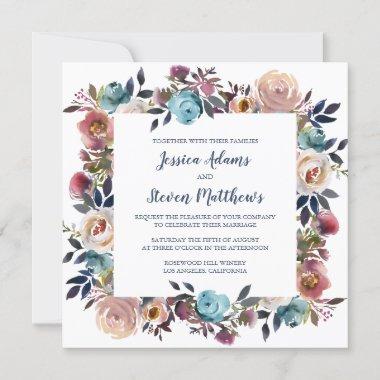 Floral Grace Wedding Invitations