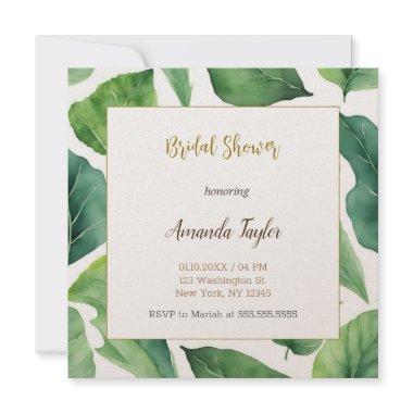 Floral Greenery Minimal Calligraphy