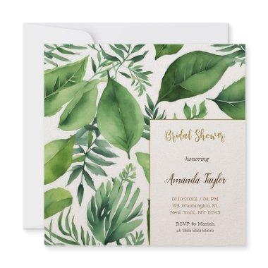 Floral Greenery Minimal Calligraphy