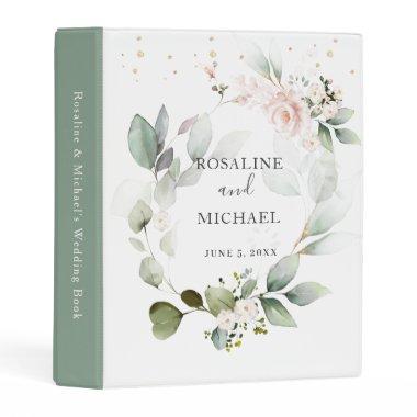 Floral Greenery Wreath Avery Mini Binder