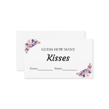 Floral Guess How Many Kisses  Game Enclosure
