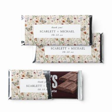 Floral Hershey's Chocolate Bar Favor