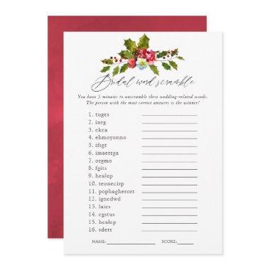 Floral Holly Christmas  Game