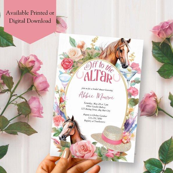 Floral Horses and Cocktails Derby
