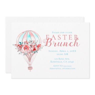 Floral Hot Air Balloon Easter Brunch Spring Party