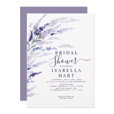 Floral Lavender Botanical Lilac Boho