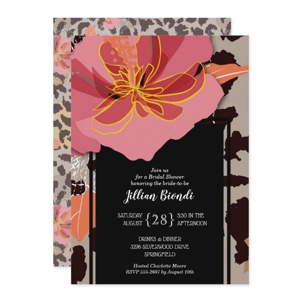 Floral Leopard Animal Print