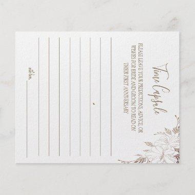Floral Lines Time Capsule wedding anniversary Invitations Flyer