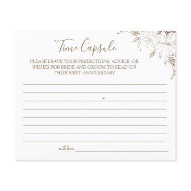 Floral Lines Time Capsule wedding anniversary  Flyer