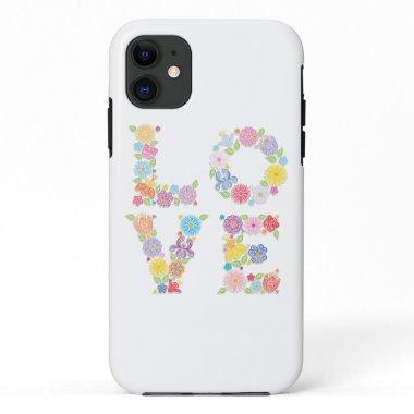 Floral LOVE iPhone 11 Case