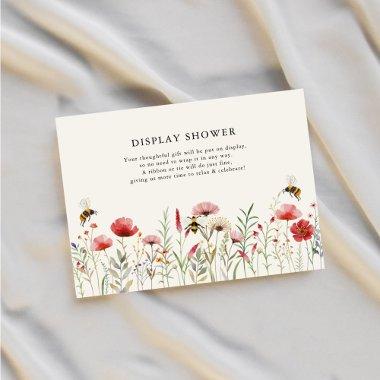 Floral Meant To Bee Display Shower Bridal Shower Enclosure Invitations