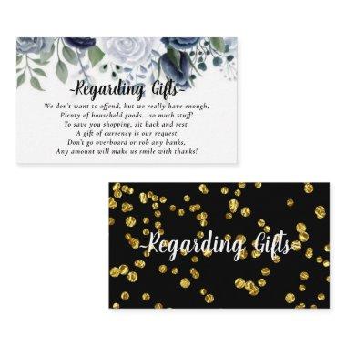 Floral Money Over Gifts Bridal Shower Fund Invitations