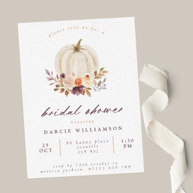 Floral Pumpkin Plum & Terracotta