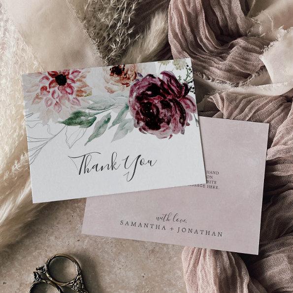 Floral Romance Thank You Invitations