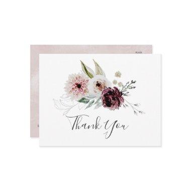 Floral Romance Thank You PostInvitations