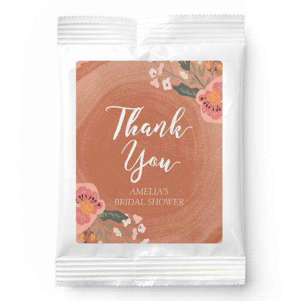 Floral Rustic  Thank You Lemonade Drink Mix