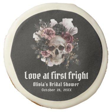 Floral Skull Love at first fright  Sugar Cookie