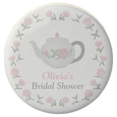 Floral Tea Party Bridal Shower Party Treats Chocolate Dipped Oreo