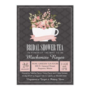 Floral Teacup  Tea