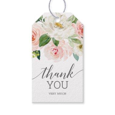 Floral Thank You Very Much Favor Tag