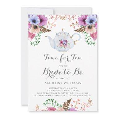 Floral Time For Tea