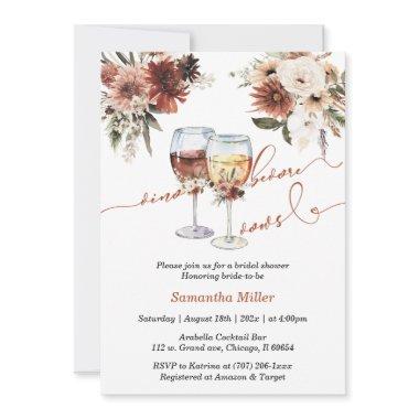 Floral Vino Before Vows