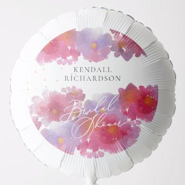 Floral Watercolor  Balloon