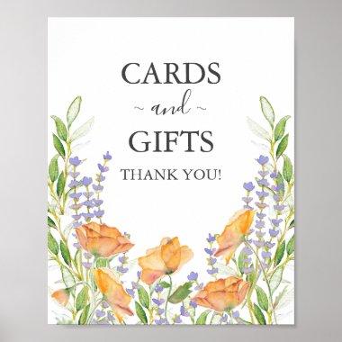 Floral Wedding Invitations & Gifts Sign