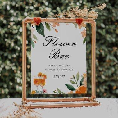 Flower Bar Aperol Spritz  Sign