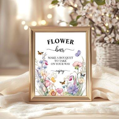 Flower Bar  Favor Poster