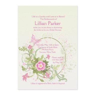 Flower Crescent Invitations