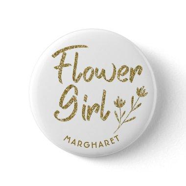 Flower Girl Bridal Shower pin