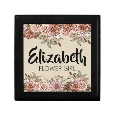 Flower Girl Proposal Gift Customized Bridal Shower Gift Box