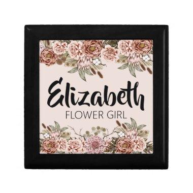 Flower Girl Proposal Gift Customized Bridal Shower Gift Box
