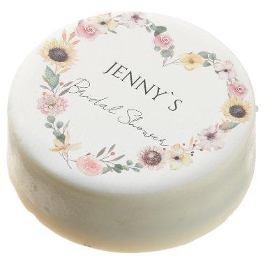 Flower-Heart Wedding  Chocolate Covered Oreo