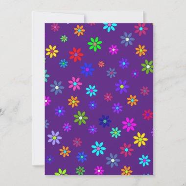 Flower Power Shower - colored pattern 1
