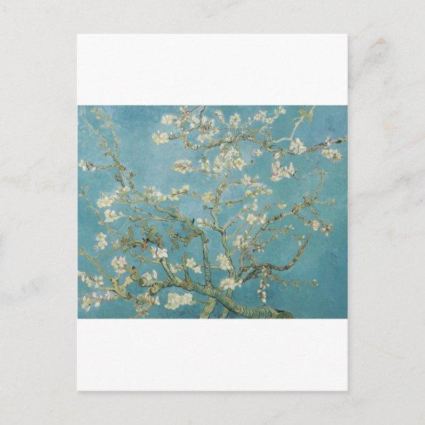 Flowers Gogh Branches Almond Blossoms Nature PostInvitations