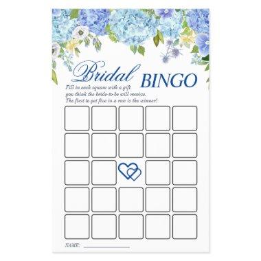 FLYER PAPER Blue Hydrangea Greenery Bridal Game