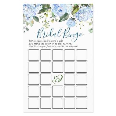 FLYER PAPER Blue Hydrangea Greenery Game