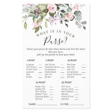FLYER PAPER Elegant Eucalyptus Blush Roses Game