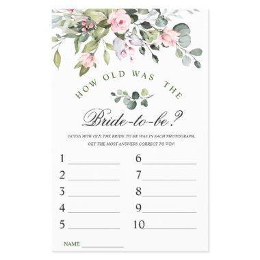 FLYER PAPER Elegant Eucalyptus Watercolor Game