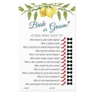 FLYER PAPER Lemons Blossom  Game