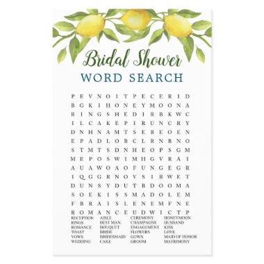 FLYER PAPER Lemons Word Search  Game