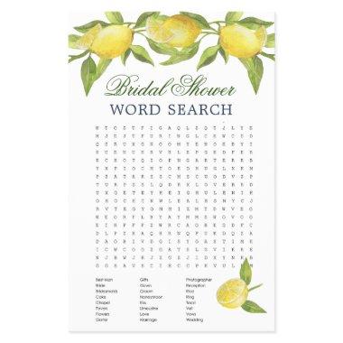 FLYER PAPER Lemons Word Search  Game