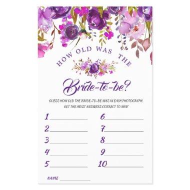 FLYER PAPER Purple Violet  Game