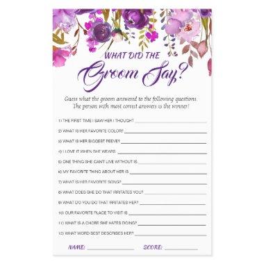 FLYER PAPER Purple Violet Peony  Game