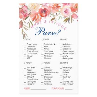 FLYER PAPER Sweet Blush Watercolor Bridal Game
