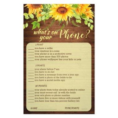 FLYER PAPER Wood Sunflower Blossom Greenery Game
