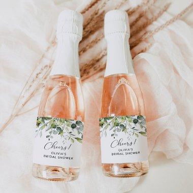 Foliage eucalyptus  Sparkling Wine la Sparkling Wine Label